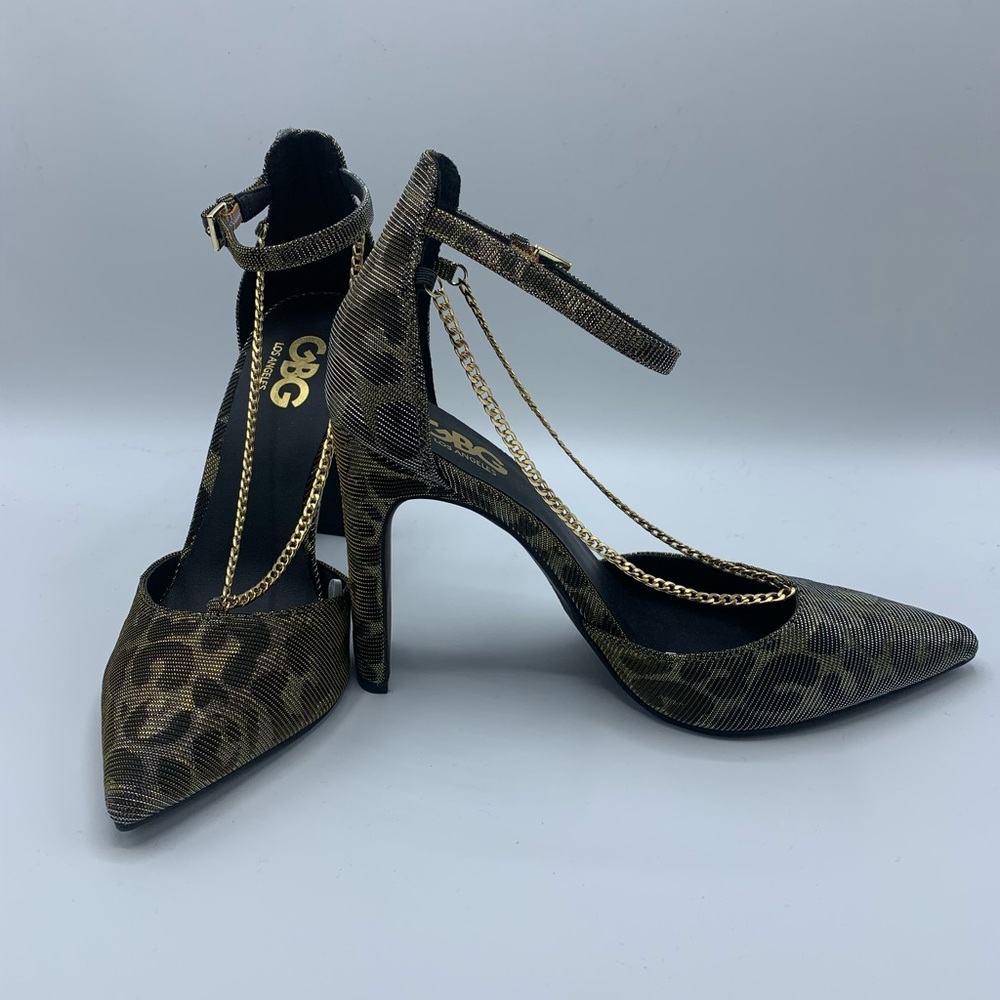 GG Green Metallic Dress Shoes